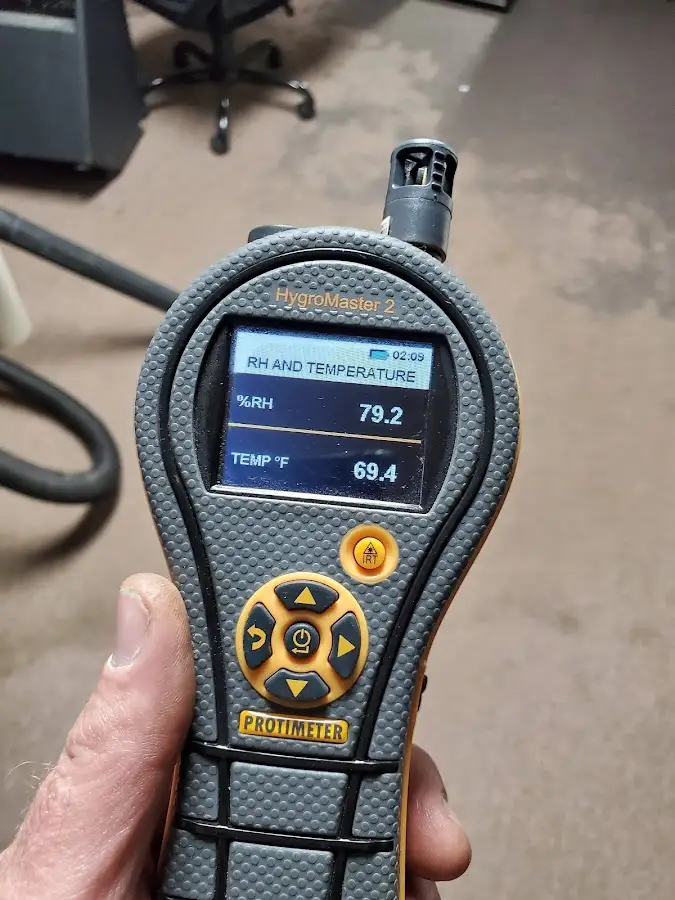 Moisture meter humidity assessment for Fire & Smoke Damage Restoration in Brewer